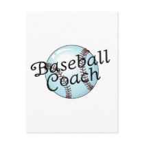 Baseball Coach postcards
