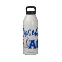 Baseball Coach Water Bottles