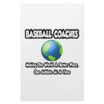 Baseball Coaches...Making the World a Better Place Customized Stationery