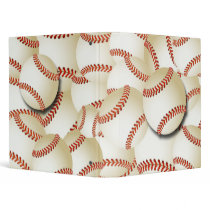 BASEBALL COLLAGE 3 RING BINDER