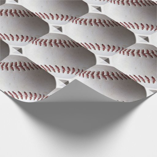 Baseball Collage Wrapping Paper Zazzle