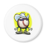 Baseball Cowboy Magnets