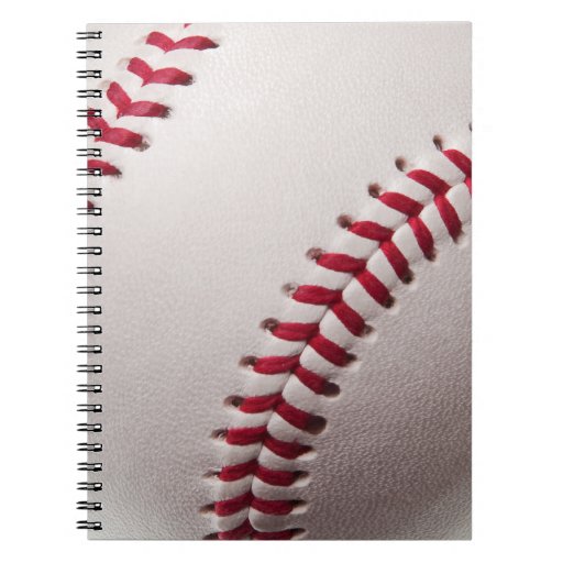 Baseball Customized Spiral Notebook Zazzle