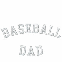 BASEBALL DAD Embroidered Track Jacket
