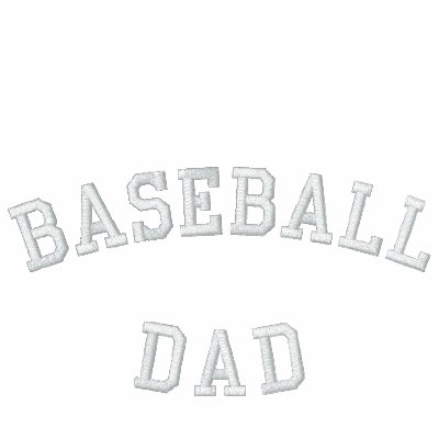 BASEBALL DAD Embroidered Track Jacket BASEBALL DAD Embroidered Track Jacket