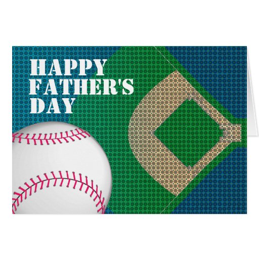 Baseball Dad Happy Father's Day Card | Zazzle