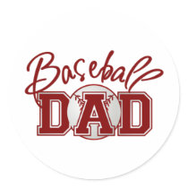Baseball Dad Sticker