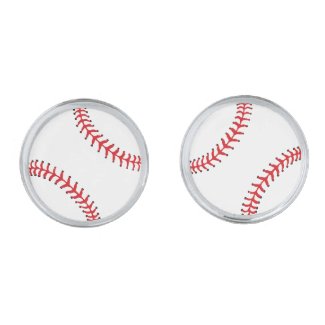 Baseball Design Cuff Links