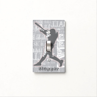 Baseball Design Light Switch Cover