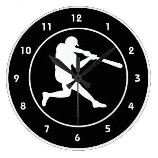 Baseball Design Wall Clock