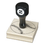 Baseball Design Wooden Stamp