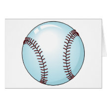 Baseball Detailed Greeting Cards