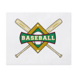 baseball diamond logo flyer design
