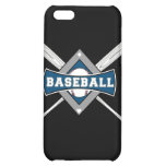 baseball diamond logo gray blue white iPhone 5C case