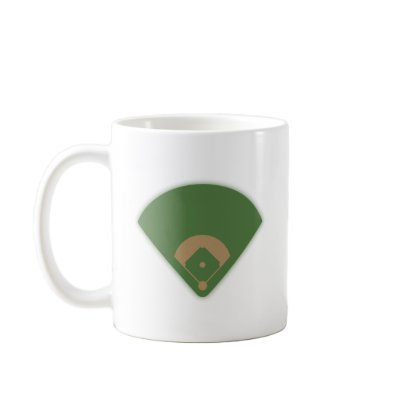 Baseball Diamond: Mug by spiritswitchboard