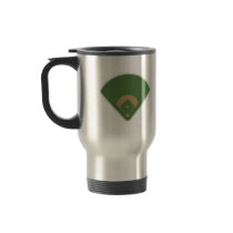 Baseball Diamond: Travel Mug