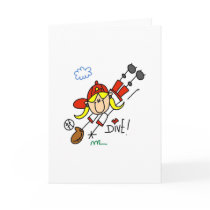 Baseball Diving Catch Card by stick_figures Baseball Diving Catch Card