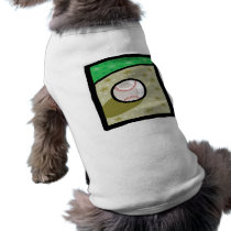 Baseball Dog T-shirt