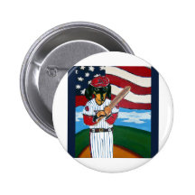 Baseball doxie button