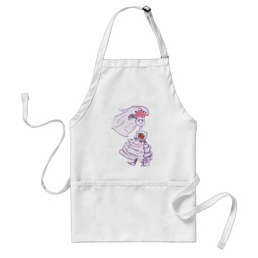 Baseball Fan Bride Aprons