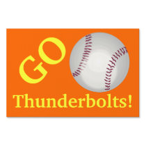 Baseball Fan Go Team Customizable Sports Lovers yard signs