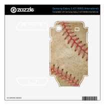 Baseball Fan-tastic_dirty ball Samsung Galaxy S Decals