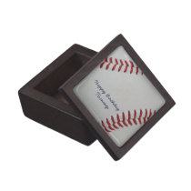 Baseball Fan-tastic pitch perfect autograph-style Premium Jewelry Boxes