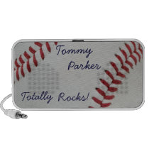 Baseball Fan-tastic_pitch perfect_autograph-style Ipod Speakers