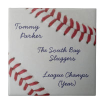 Baseball Fan-tastic pitch perfect award-style Tiles