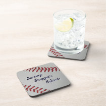 Baseball Fan-tastic_pitch perfect_personalized Beverage Coasters