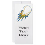 baseball fast ball spike personalized rack card