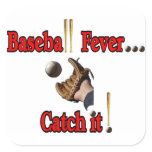Baseball Fever... Catch it! T-shirt stickers
