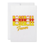 Baseball Fever Custom Invitation