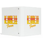 baseball fever red and yellow binders