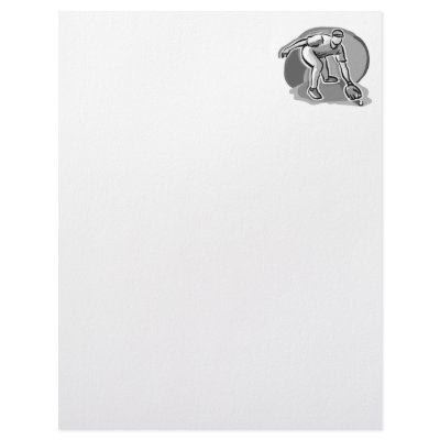 Baseball Fielder Letterhead Design by justsports