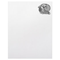 Baseball Fielder Letterhead Design