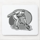 Baseball Fielder Mouse Pad