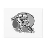 Baseball Fielder Postcard