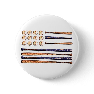 baseball flag buttons by sportyfun