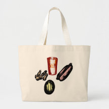 BASEBALL FOOD BAGS