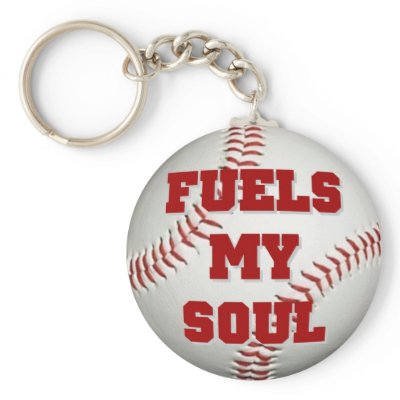 BASEBALL FUELS MY SOUL keychain by PKHVRH