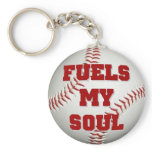 BASEBALL FUELS MY SOUL keychain