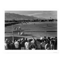 Baseball game at Manzanar posters