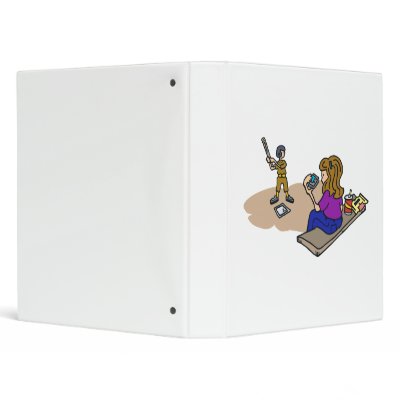 Baseball Game 3 Ring Binders by justsports