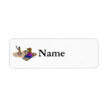 Baseball Game Custom Return Address Label