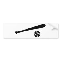 baseball gear bumper stickers