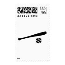 baseball gear postage stamps