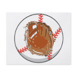 baseball glove and baseball vector design flyers