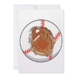 baseball glove and baseball vector design announcement