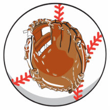 baseball glove and baseball vector design photo sculptures